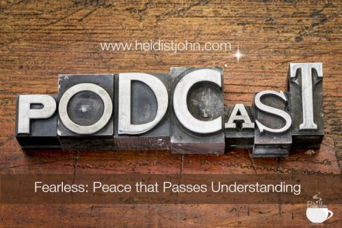 Part two of my story of learning how to find that "peace that passes understanding."