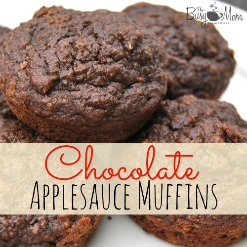 Chocolate Applesauce Muffins