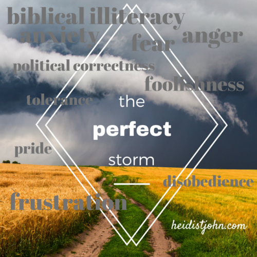 The perfect storm: are your spiritual roots dug down deep?