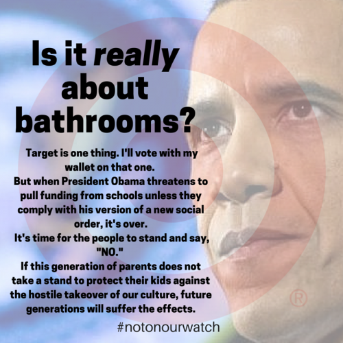 Parents need to be a voice for their children! Just say NO to genderless locker rooms and public bathrooms! #notonourwatch