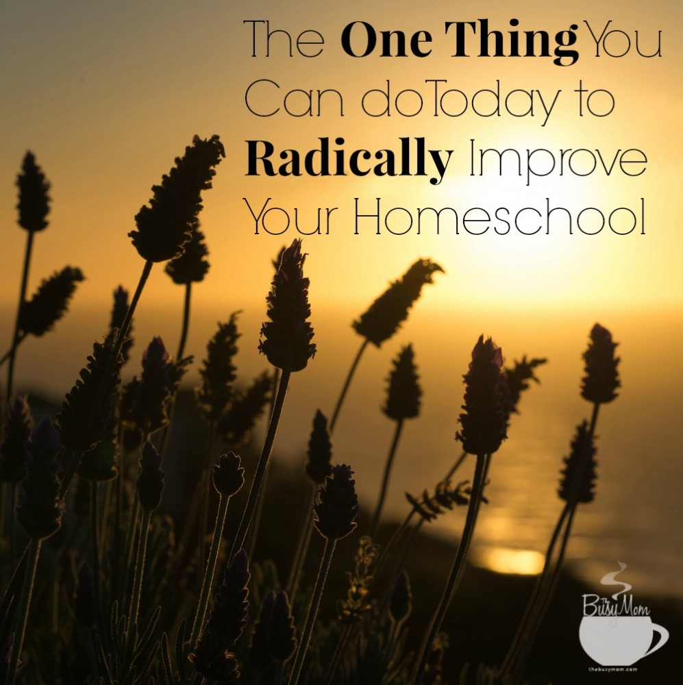 improve your homeschool